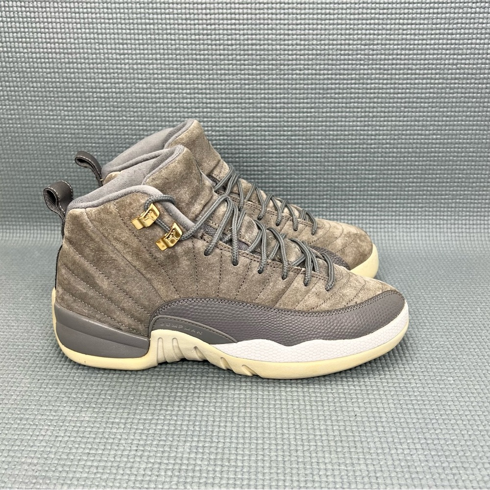 Nike Air Jordan 12 Retro Dark Grey GS Womens Size 8.5 Youth Size 7Y 153265-005
